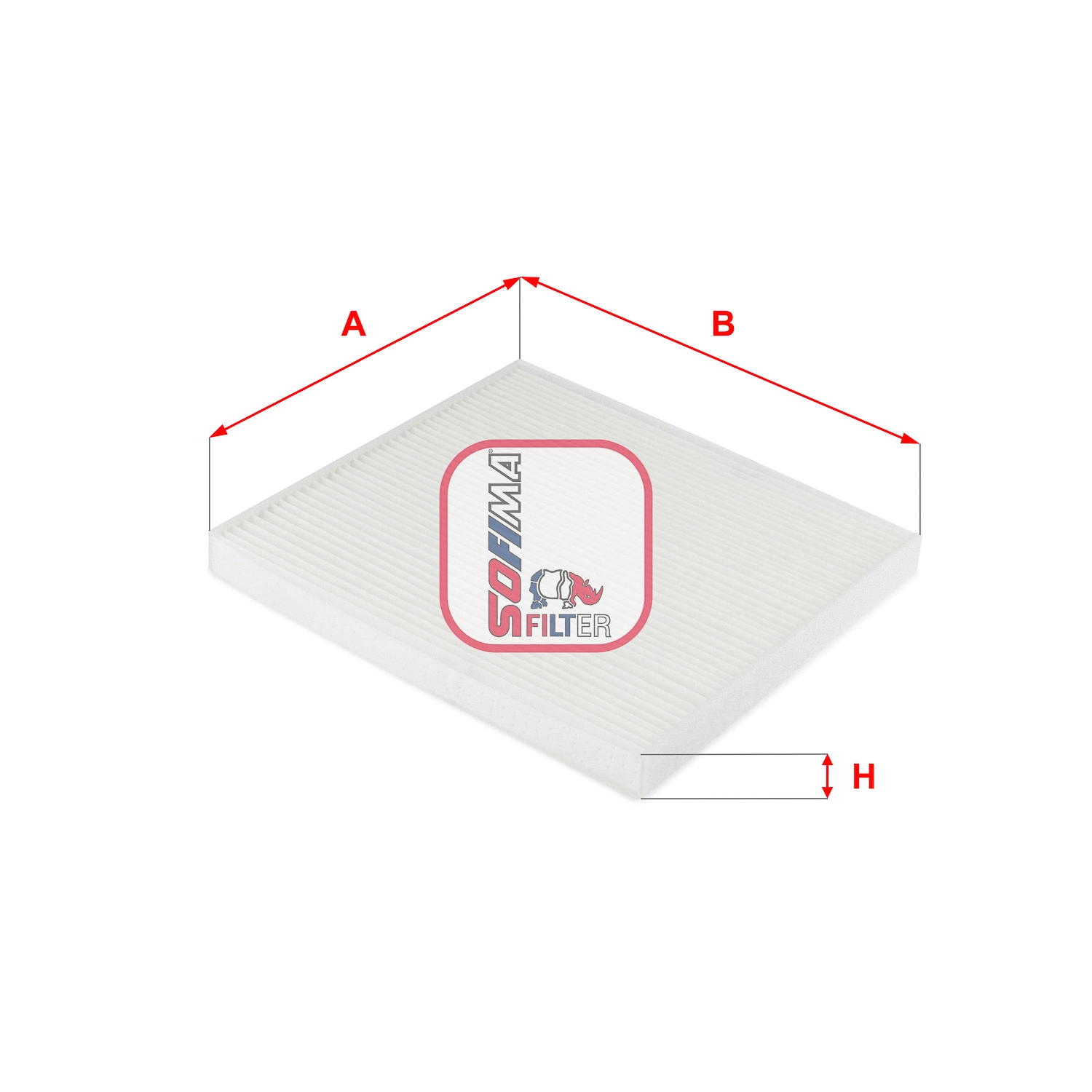 Filtre, air de l'habitacle SOFIMA S 3248 C