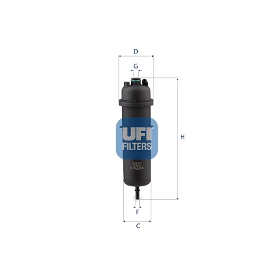 Filtre à carburant UFI 31.A33.00