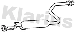 Silencieux central KLARIUS 250205