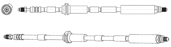 Flexible de frein CEF 512803