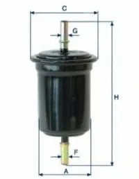 Filtre à carburant UNIFLUX FILTERS XB205