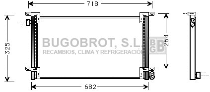 Condenseur, climatisation BUGOBROT 62-IV5044