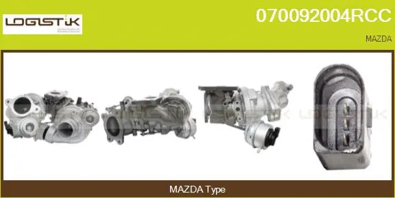 Turbocompresseur, suralimentation LGK 070092004RCC