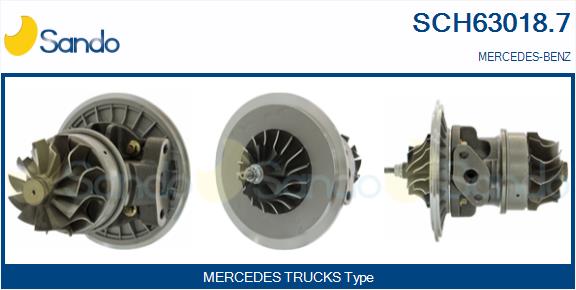 Groupe carter, turbocompresseur SANDO SCH63018.7