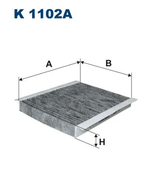 Filtre, air de l'habitacle FILTRON K 1102A