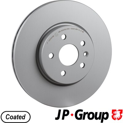 Disque de frein JP GROUP 1263107100
