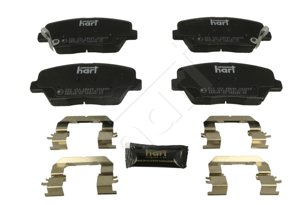 Kit de plaquettes de frein, frein à disque HART 253 433