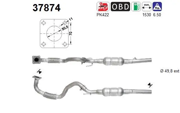 Catalyseur AS 37874