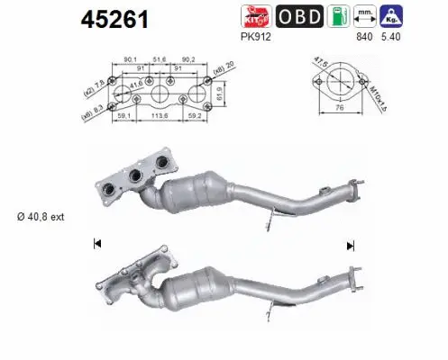 Catalyseur AS 45261