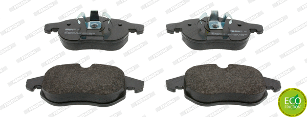 Kit de plaquettes de frein, frein à disque FERODO FDB4188