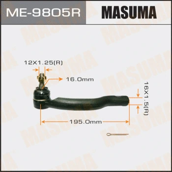 Rotule de barre de connexion MASUMA ME-9805R
