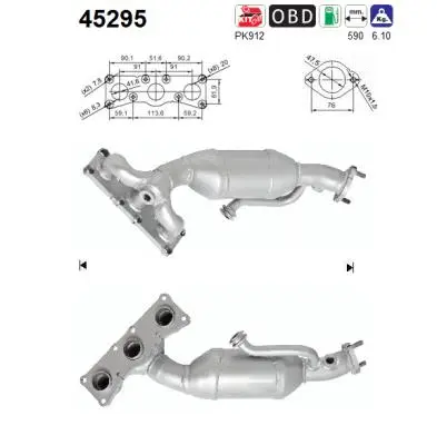 Catalyseur AS 45295