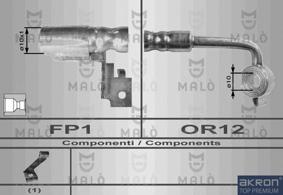 Flexible de frein AKRON-MALÒ 8583