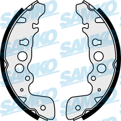 Jeu de mâchoires de frein SAMKO 87470