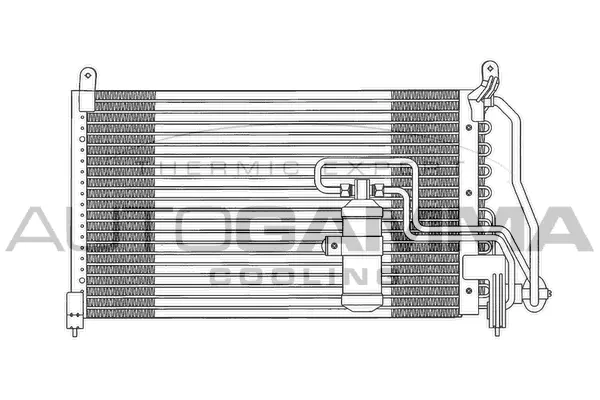 Condenseur, climatisation AUTOGAMMA 101715
