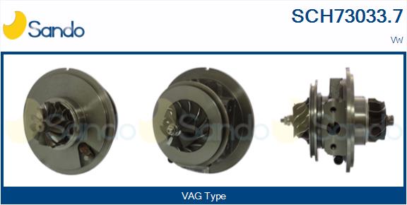 Groupe carter, turbocompresseur SANDO SCH73033.7