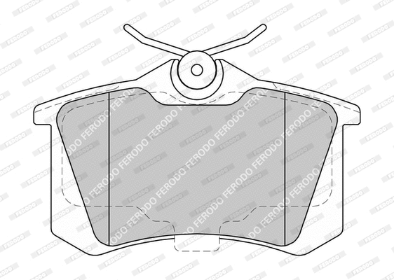 Kit de plaquettes de frein, frein à disque FERODO FDB4903-D