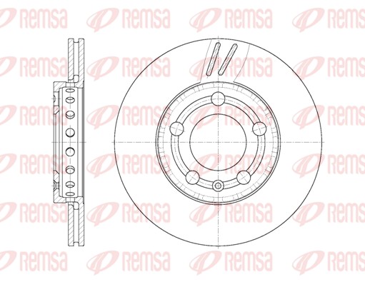 Disque de frein REMSA 6709.10