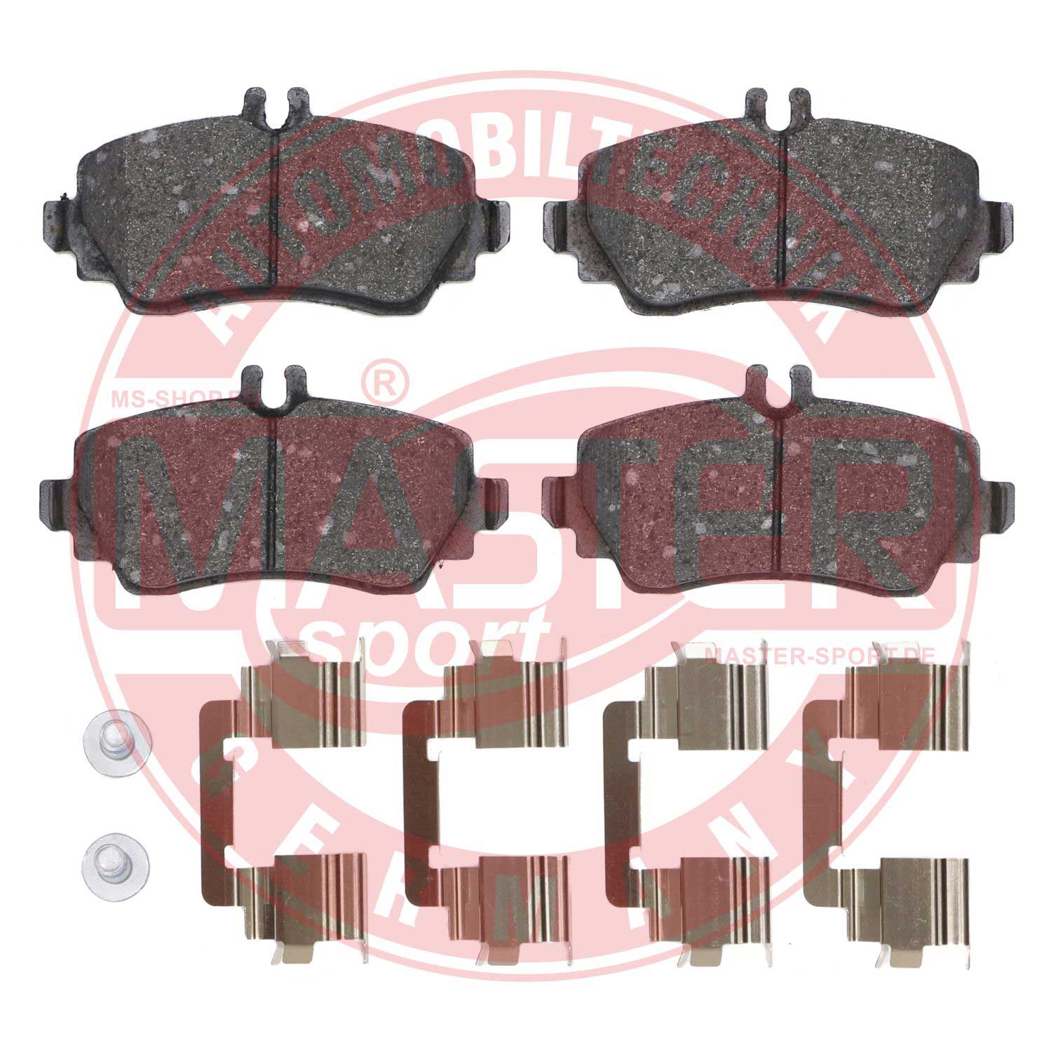 Kit de plaquettes de frein, frein à disque MASTER-SPORT GERMANY 13046027762N-SET-MS