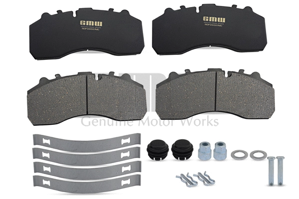 Kit de plaquettes de frein, frein à disque GMW BDP29087MC