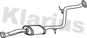 Silencieux central KLARIUS 250360