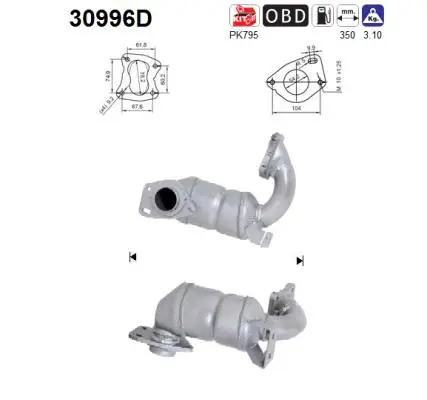 Catalyseur AS 30996D