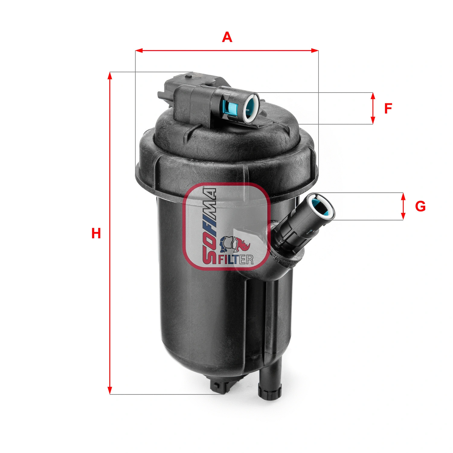 Filtre à carburant SOFIMA S 5125 GC
