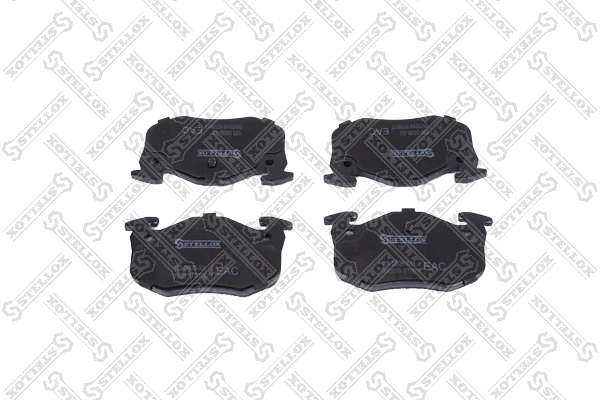 Kit de plaquettes de frein, frein à disque STELLOX 155 050B-SX