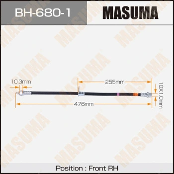 Flexible de frein MASUMA BH-680-1