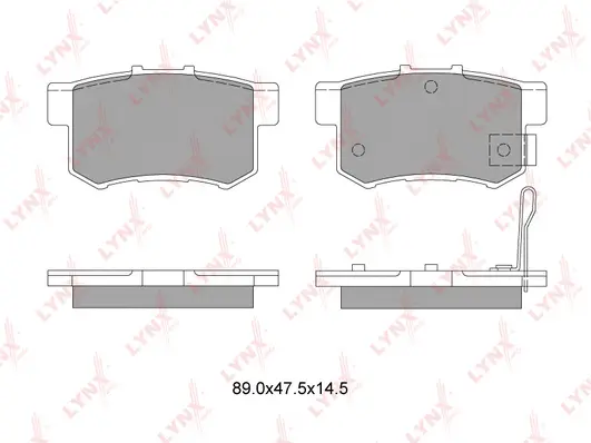 Kit de plaquettes de frein, frein à disque LYNXAUTO BD-3401