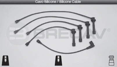 Kit de câbles d'allumage BRECAV 25.512