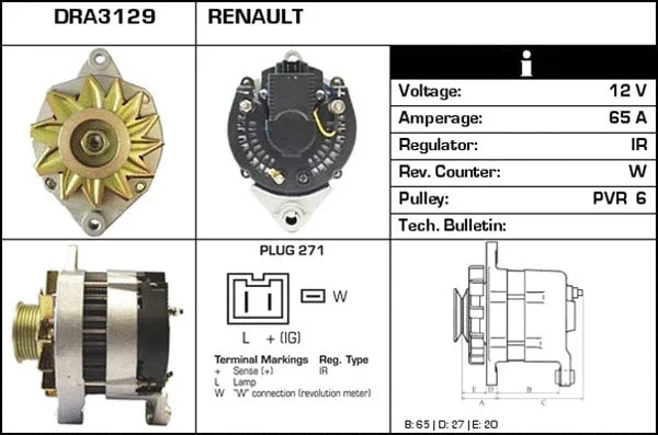 Alternateur Technika A21708