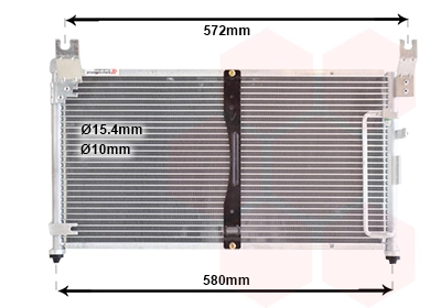 Condenseur, climatisation VAN WEZEL 52005038