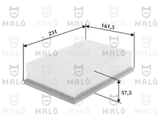 Filtre à air AKRON-MALÒ 1500559