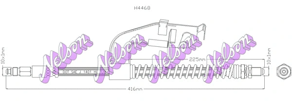 Flexible de frein KAWE H4468