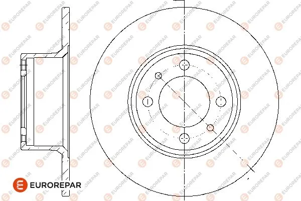 Disque de frein EUROREPAR 1667862880