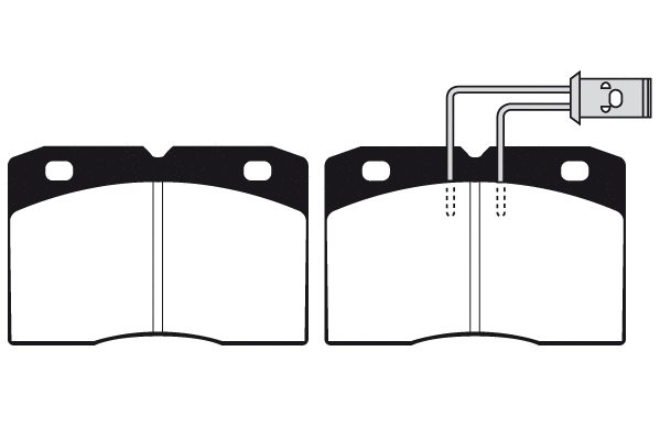 Kit de plaquettes de frein, frein à disque Technika 01290