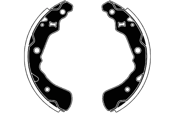 Jeu de mâchoires de frein RAICAM RA29120