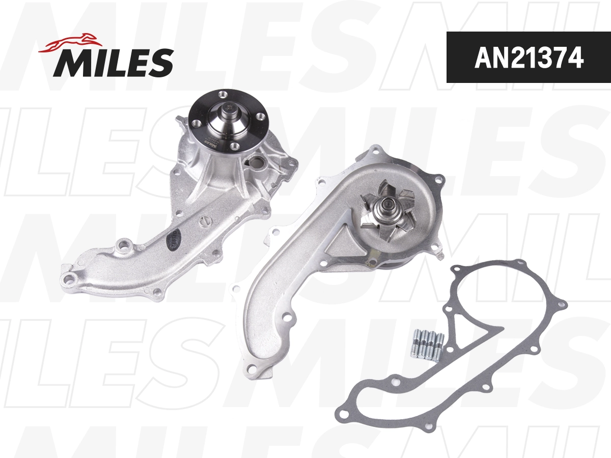 Pompe à eau, refroidissement du moteur MILES AN21374