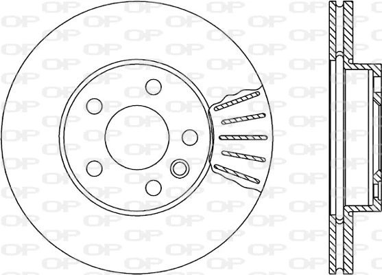 Disque de frein OPEN PARTS BDR1676.20