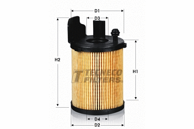 Filtre à huile TECNECO FILTERS OL0239/1E