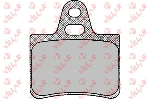 Kit de plaquettes de frein, frein à disque VILLAR 626.0122