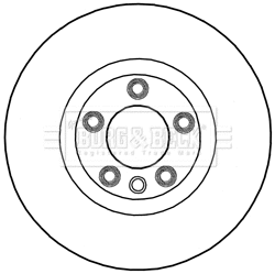 Disque de frein BORG & BECK BBD5994S