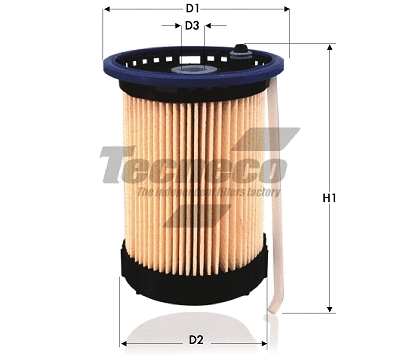 Filtre à carburant TECNECO FILTERS GS2087E