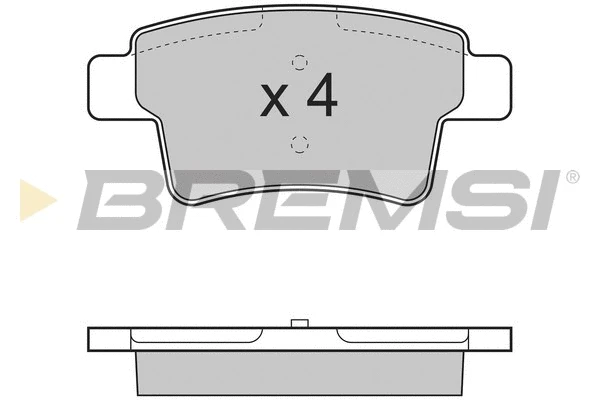 Kit de plaquettes de frein, frein à disque BREMSI BP3331