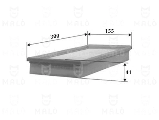 Filtre à air AKRON-MALÒ 1500396