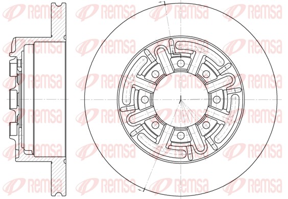 Disque de frein REMSA 6420.00
