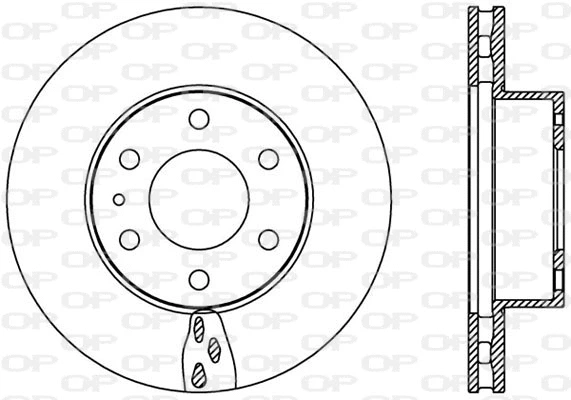 Disque de frein OPEN PARTS BDA2390.20