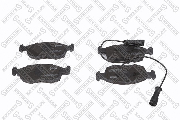 Kit de plaquettes de frein, frein à disque STELLOX 183 002B-SX