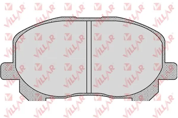 Kit de plaquettes de frein, frein à disque VILLAR 626.0904